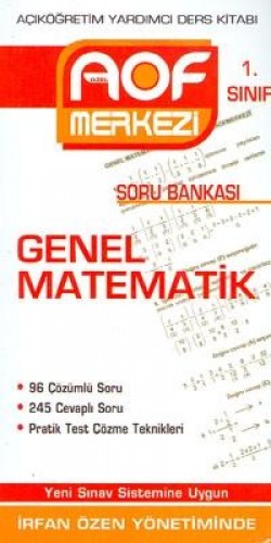 AÖF 1.SINIF GENEL MATEMATİK SORU BANK.