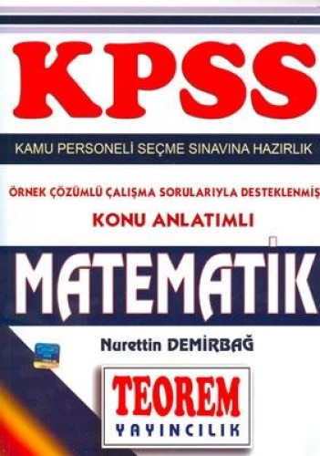 KPSS MATEMATİK KONU ANLATIMLI