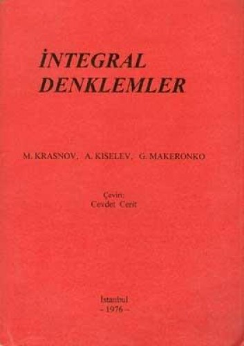 İNTEGRAL DENKLEMLER