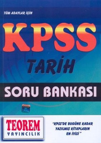 KPSS TARİH SORU BANKASI