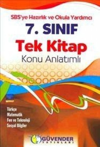 7.SINIF TEK KİTAP