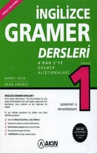 İNGİLİZCE GRAMER DERSLERİ 1