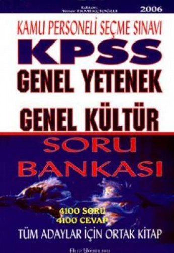 KPSS GENEL YETENEK GENEL KÜLTÜR SORU BANKASI