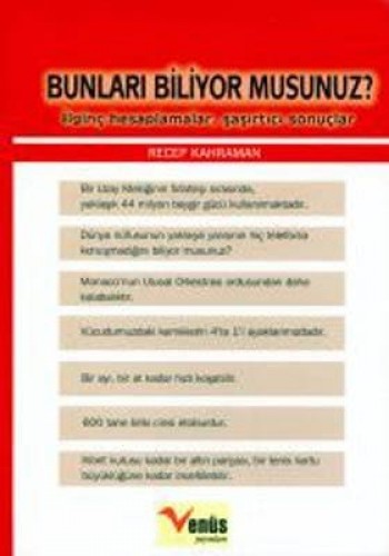 BUNLARI BİLİYOR MUSUNUZ