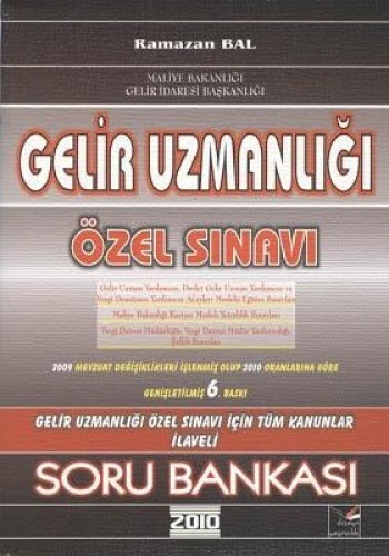 GELİR UZMANLIĞI SINAVINA HAZIRLIK SORU BAN.