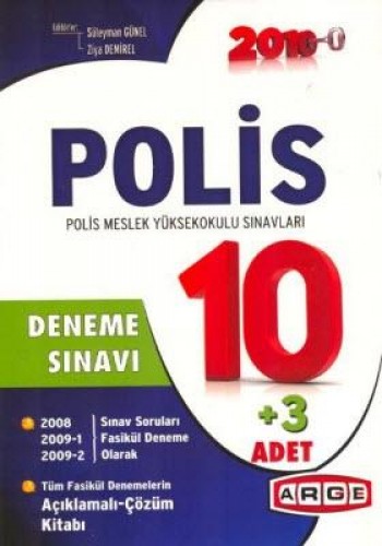 POLİS MESLEK YÜKSEKOKULU SINAVLARI 10 DENEME