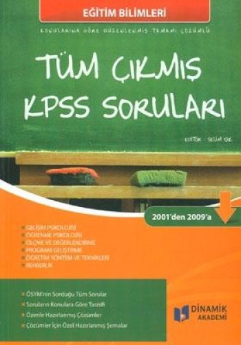 KPSS EĞİTİM BİLİMLERİ TÜM ÇIKMIŞ SORULAR