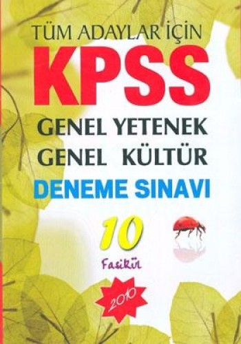 KPSS GEN.YET.GEN.KÜL.10 DEN.SIN. 2010