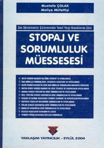 STOPAJ VE SORUMLULUK MÜESSESESİ