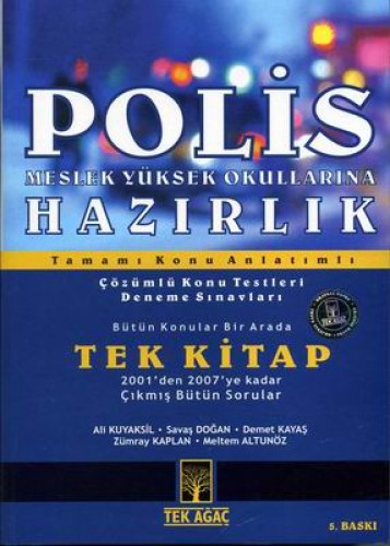 POLİS MESLEK YÜKSEK OKULLARINA HAZ.TEK KİTAP