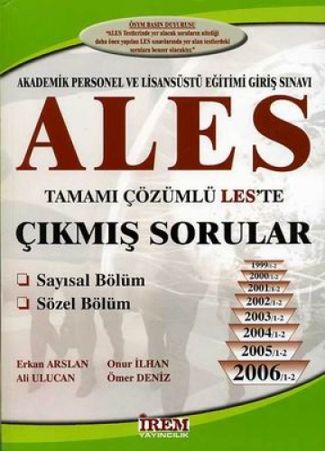 2016 ALES ÇIKMIŞ SORULAR KÜÇÜK BOY