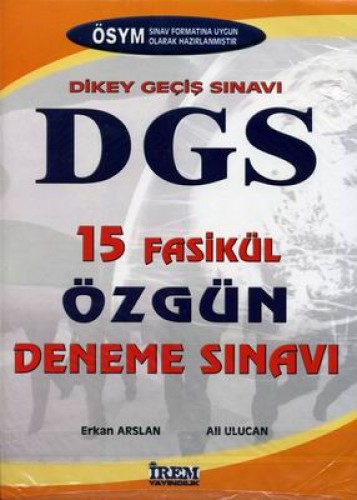 DGS 15 FASİKÜL ÖZGÜN DENEME SINAVI 2010