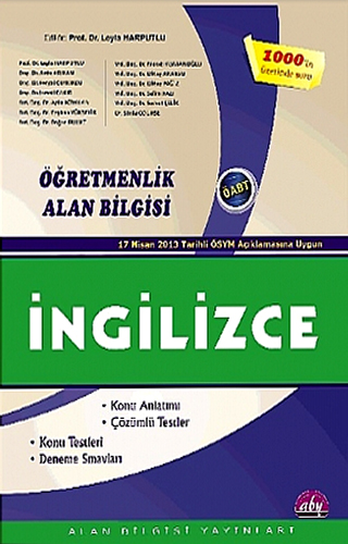 ÖĞRETMENLİK ALAN BİLGİSİ İNGİLİZCE