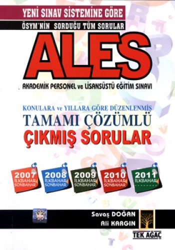 ALES TAMAMI ÇÖZÜMLÜ ÇIKMIŞ SORULAR