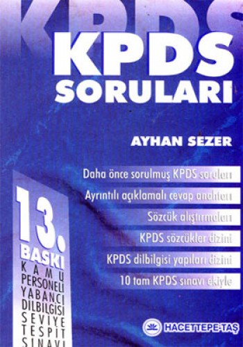 KPDS SORULARI