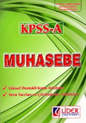 KPSS A MUHASEBE KONU ANLATIMI