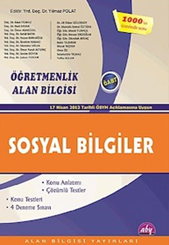 ÖABT SOSYAL BİLGİLER