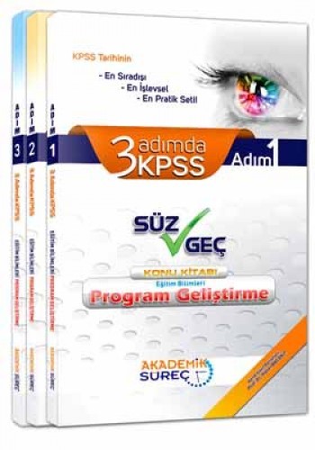 KPSS PROGRAM GELİŞTİRME SET 3 ADIMDA