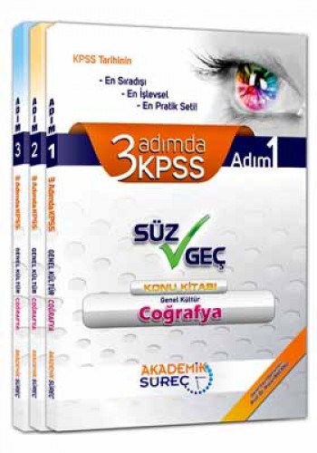 KPSS COĞRAFYA SET 3 ADIMDA