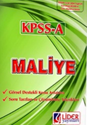 KPSS A MALİYE KONU ANLATIMI