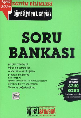 KPSS EĞİTİM ÖĞRETİYORZU SORU BANKASI