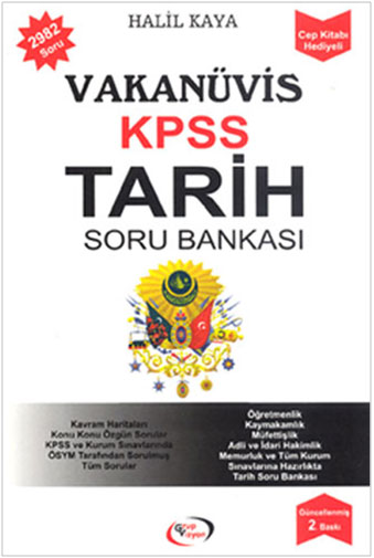 VAKANÜVİS KPSS TARİH SORU BANKASI+CEP