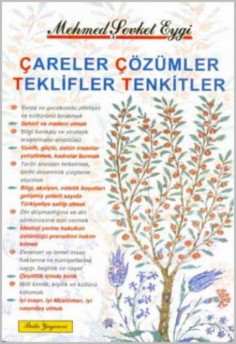 ÇARELER ÇÖZÜMLER TEKLİFLER TENKİT.