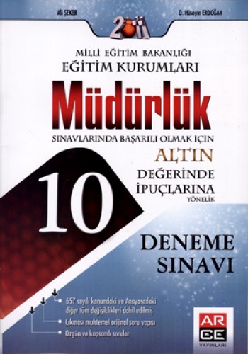 MÜDÜRLÜK 10 DENEME SINAVI