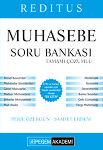 REDITUS MUHASEBE SORU BANKASI TAMAMI ÇÖZÜMLÜ