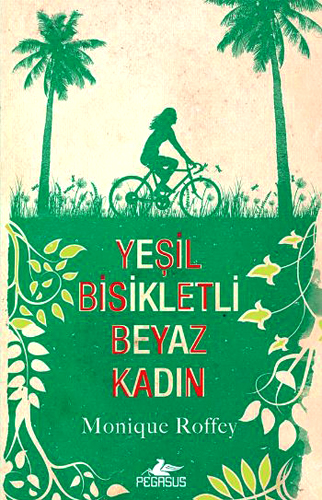 YEŞİL BİSİKLETLİ BEYAZ KADIN