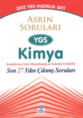 ASRIN SORULARI YGS KİMYA 2012