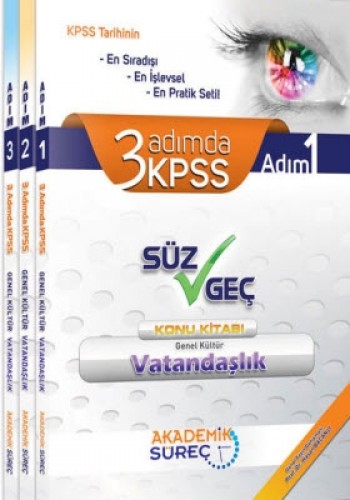 KPSS VATANDAŞLIK SET 3 ADIMDA