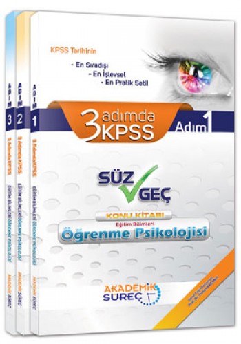 KPSS ÖĞRENME PSİKOLOJİSİ SET 3 ADIM