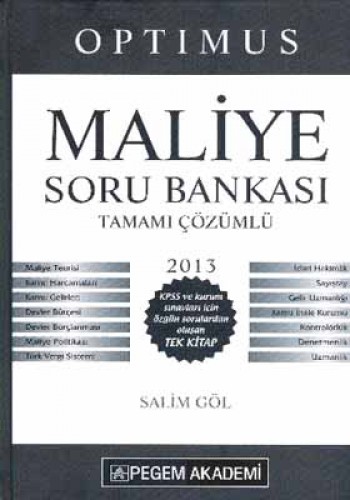 KPSS MALİYE SORU BANKASI