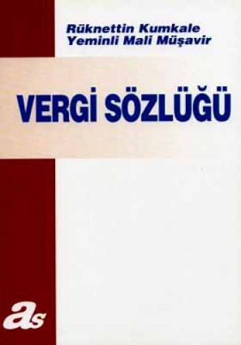 VERGİ SÖZLÜĞÜ