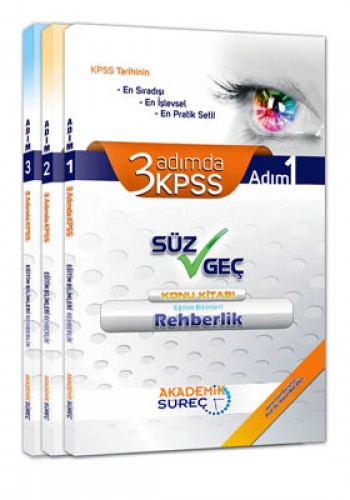 KPSS REHBERLİK SET 3 ADIMDA