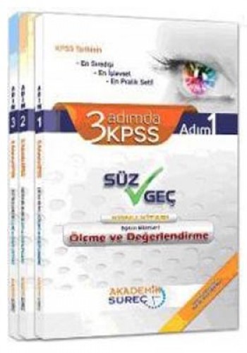 KPSS ÖLÇME VE DEĞERLENDİRME SET 3 ADIM