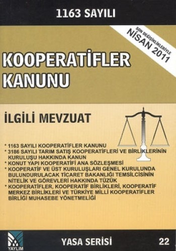 KOOPERATİFLER KANUNU VE İLGİLİ MEVZ.