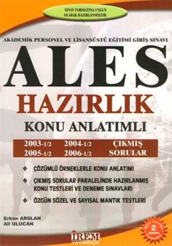 ALES HAZIRLIK KONU ANLATIMLI