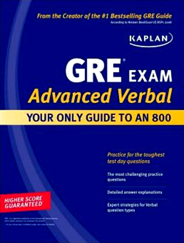 KAPLAN GRE EXAM ADVANCED VERBAL