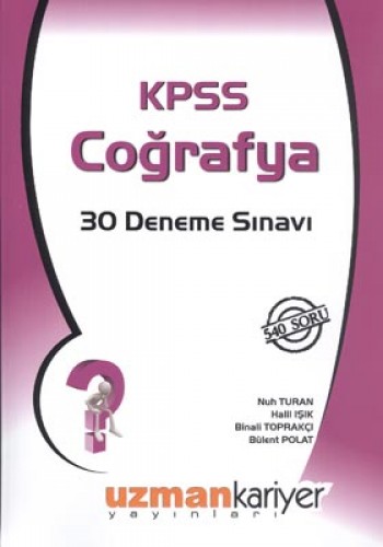 KPSS COĞRAFYA 30 DENEME SINAVI