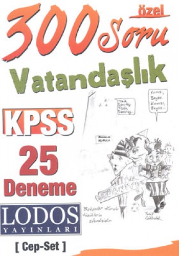 KPSS 300 SORU VATANDAŞLIK 25 DENEME