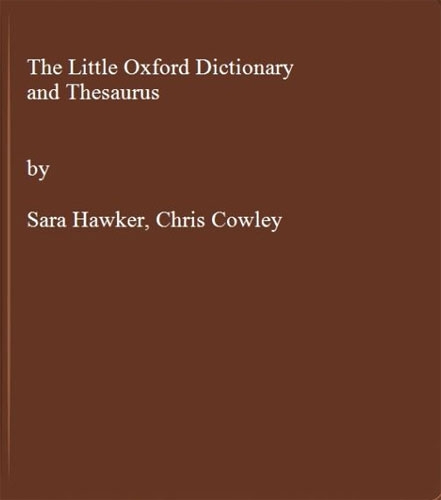 OXFORD DICTINARY THESAURUS