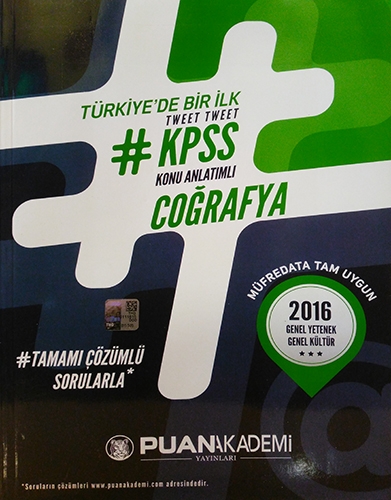 KPSS TWEET TWEET COĞRAFYA KONU