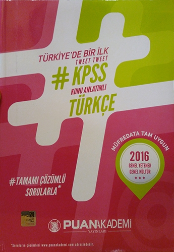 KPSS TWEET TWEET TÜRKÇE KONU ANLATIMLI