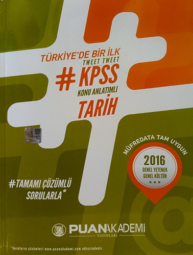 KPSS TWEET TWEET TARİH KONU ANLATIMLI