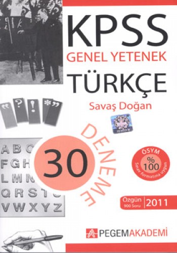 KPSS TÜRKÇE 30 DENEME