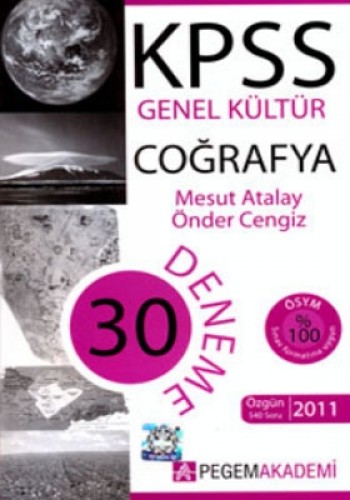 KPSS COĞRAFYA 30 DENEME